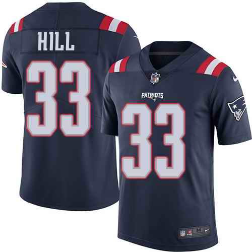 Nike Men & Women & Youth Patriots 33 Jeremy Hill Navy Color Rush Limited Jersey,We sell and wholesale Nike Men & Women & Youth Patriots 33 Jeremy Hill Navy Color Rush Limited Jersey on line form chian!